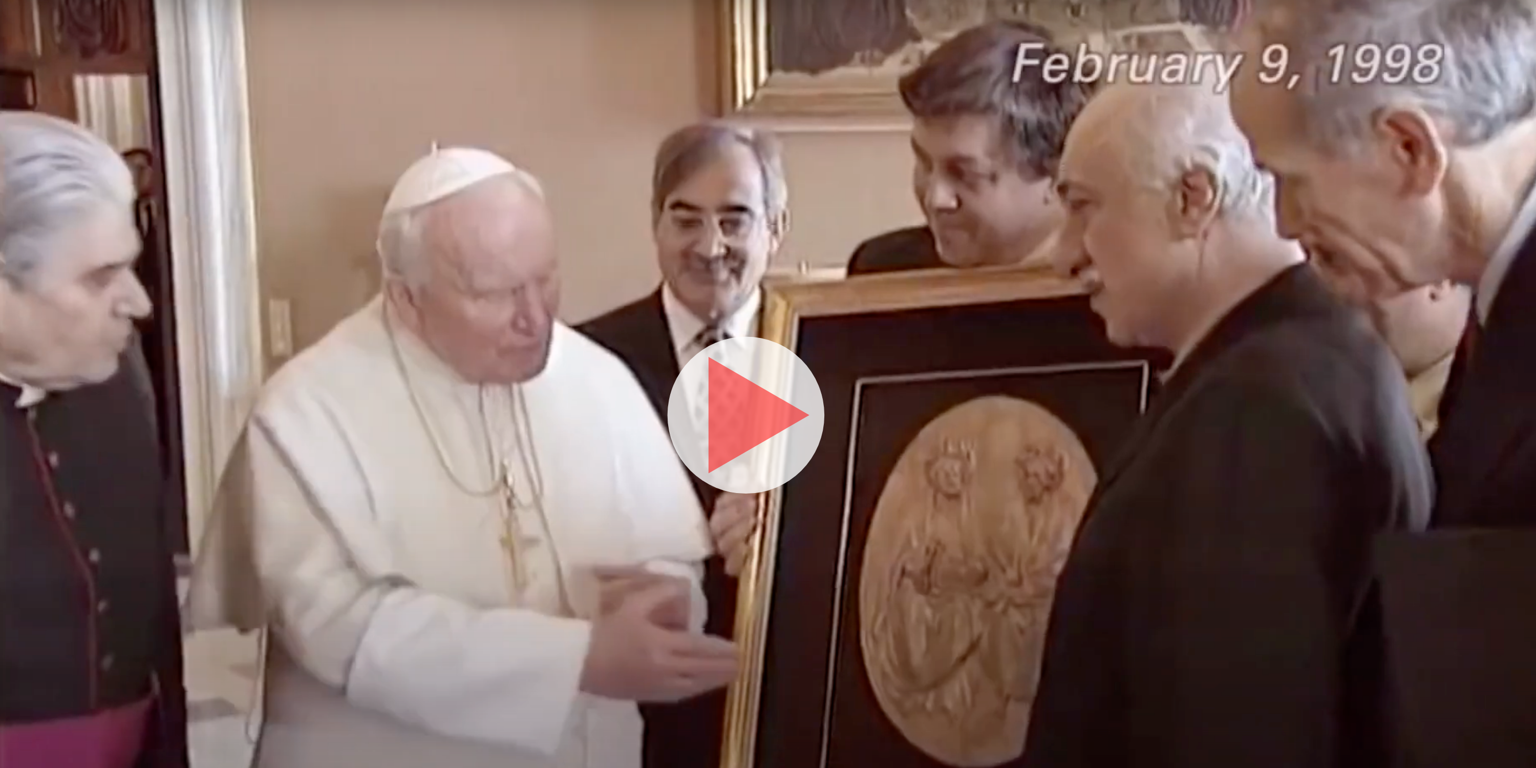 Fethullah Gulen Meeting with Pope John Paul II